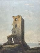 John Varley (British 1778-1842): 'Scarborough Castle'