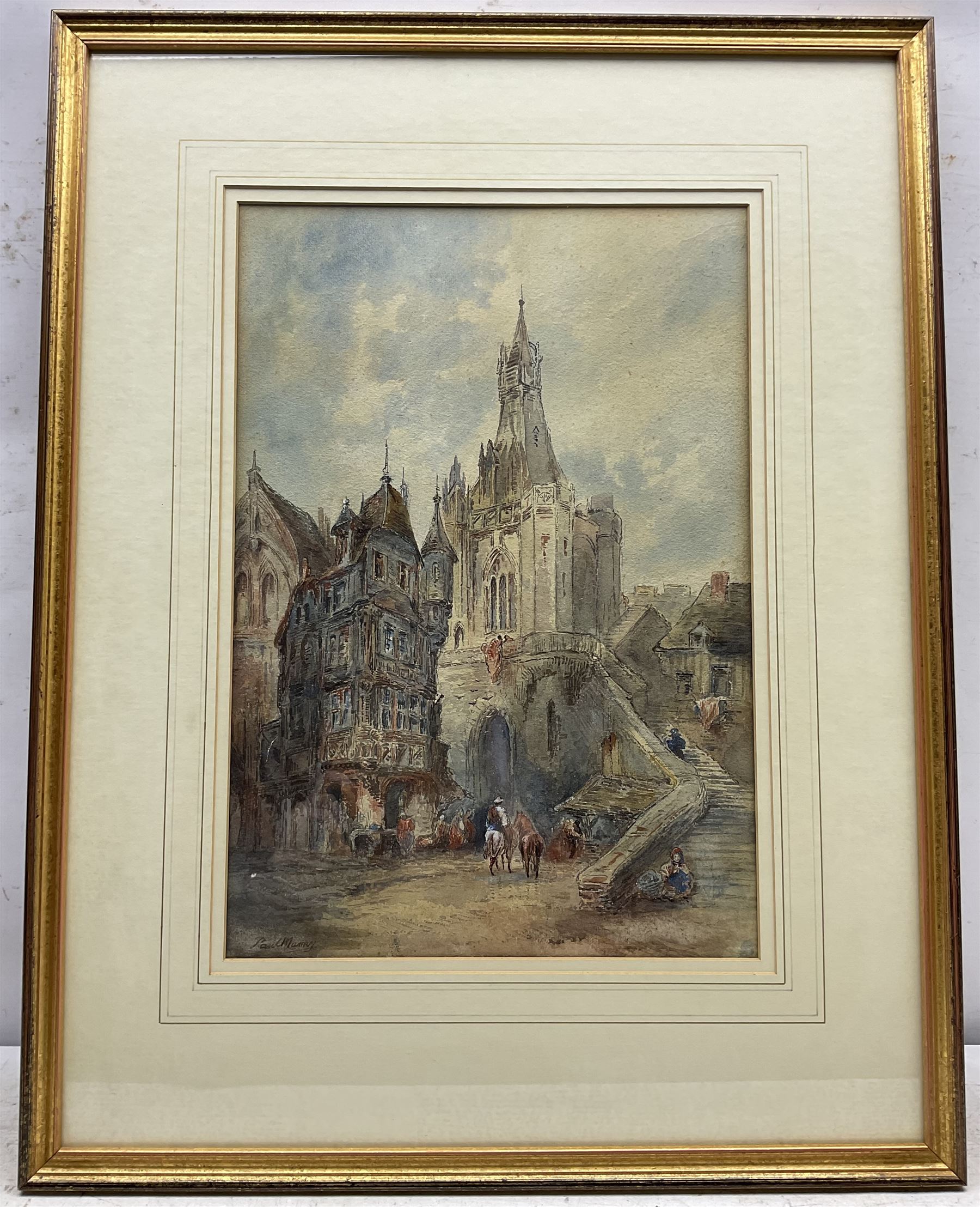 Paul Marny (French/British 1829-1914): 'Rouen' - Image 2 of 4