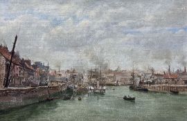 Frederick Almore Winkfield (British fl.1873-1920): 'Old Quay - Sunderland'