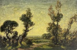 Paul Paul (Staithes Group 1865-1937): Trees at Sundown