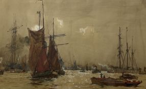 Thomas Bush Hardy (British 1842-1897): 'On the Thames'