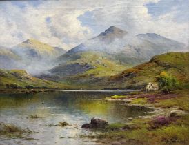 Alfred Fontville de Breanski Jnr. (British 1877-1945): 'In the West Highlands - Summer Morning Loch