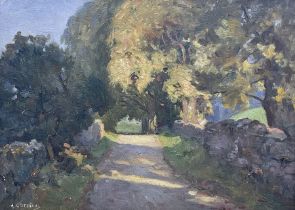Albert George Stevens (Staithes Group 1863-1925): A Country Lane