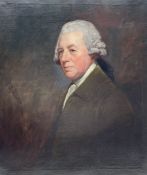 George Romney (British 1734-1802): 'Mr Plant' - Half Length Portrait