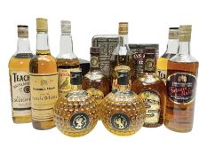 Ten bottles of blended Scotch whisky