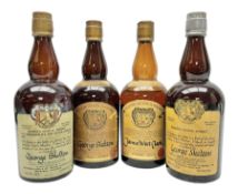Four bottles of Alander Dunn & Co blended whisky
