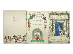 Three Guinness promotional pamphlets relating to Alice in Wonderland