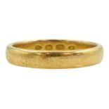 Victorian 22ct gold wedding band