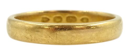 Victorian 22ct gold wedding band