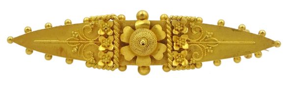 Victorian gold brooch