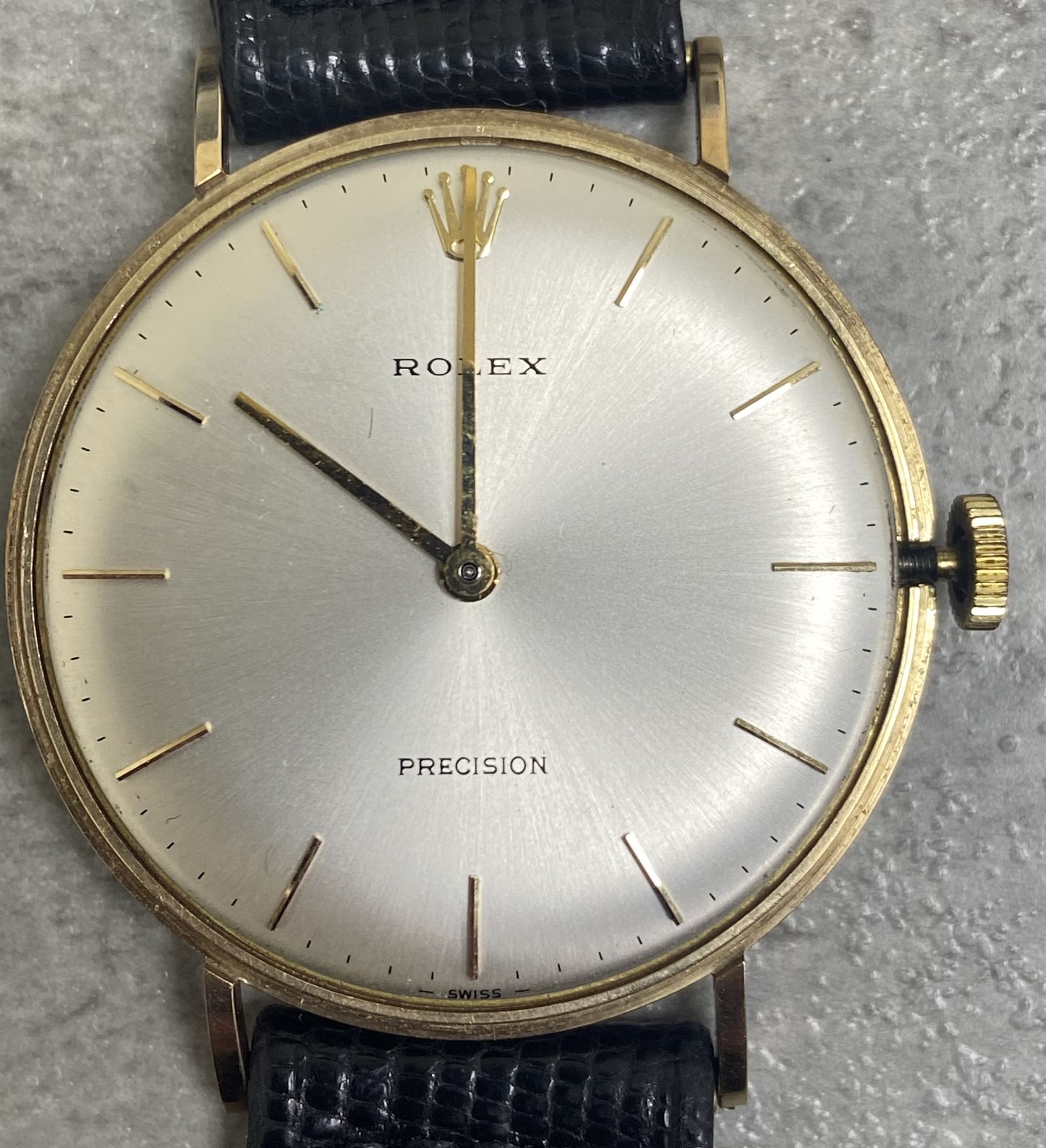 Rolex Precision gentleman's 9ct gold manual wind presentation wristwatch - Image 8 of 8