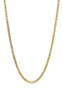 9ct gold belcher link chain necklace
