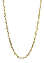 9ct gold belcher link chain necklace