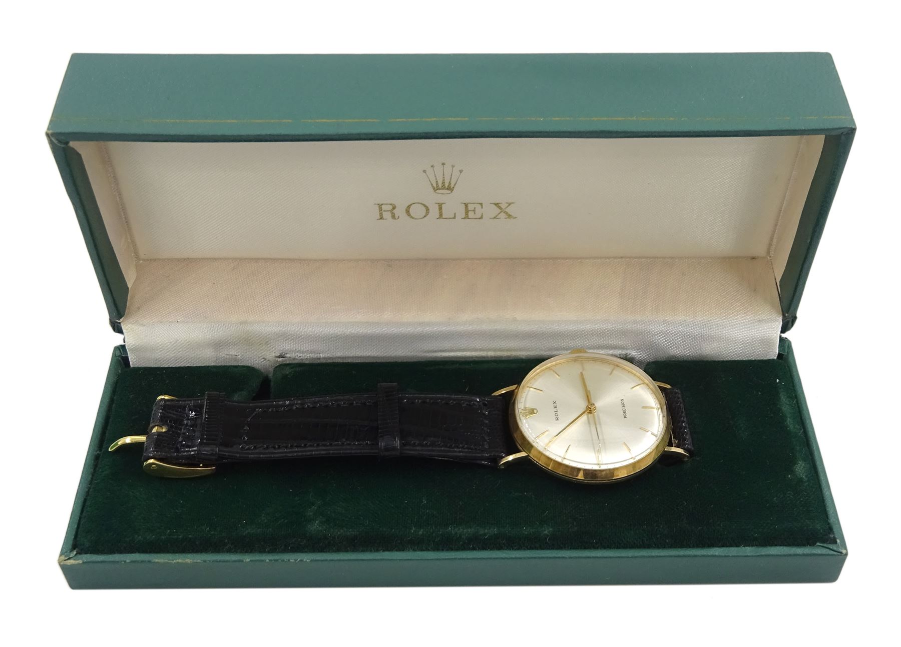 Rolex Precision gentleman's 9ct gold manual wind presentation wristwatch - Image 3 of 8