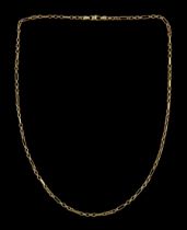 9ct gold Figaro link necklace