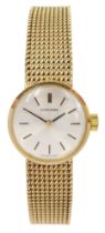 Longines ladies 9ct gold manual wind wristwatch