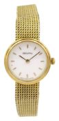 Zenith ladies 9ct gold quartz wristwatch