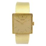 Longines gentleman's 14ct gold manual wind wristwatch