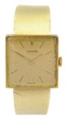 Longines gentleman's 14ct gold manual wind wristwatch