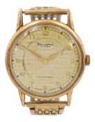 Helvetia gentleman's 14ct gold manual wind wristwatch