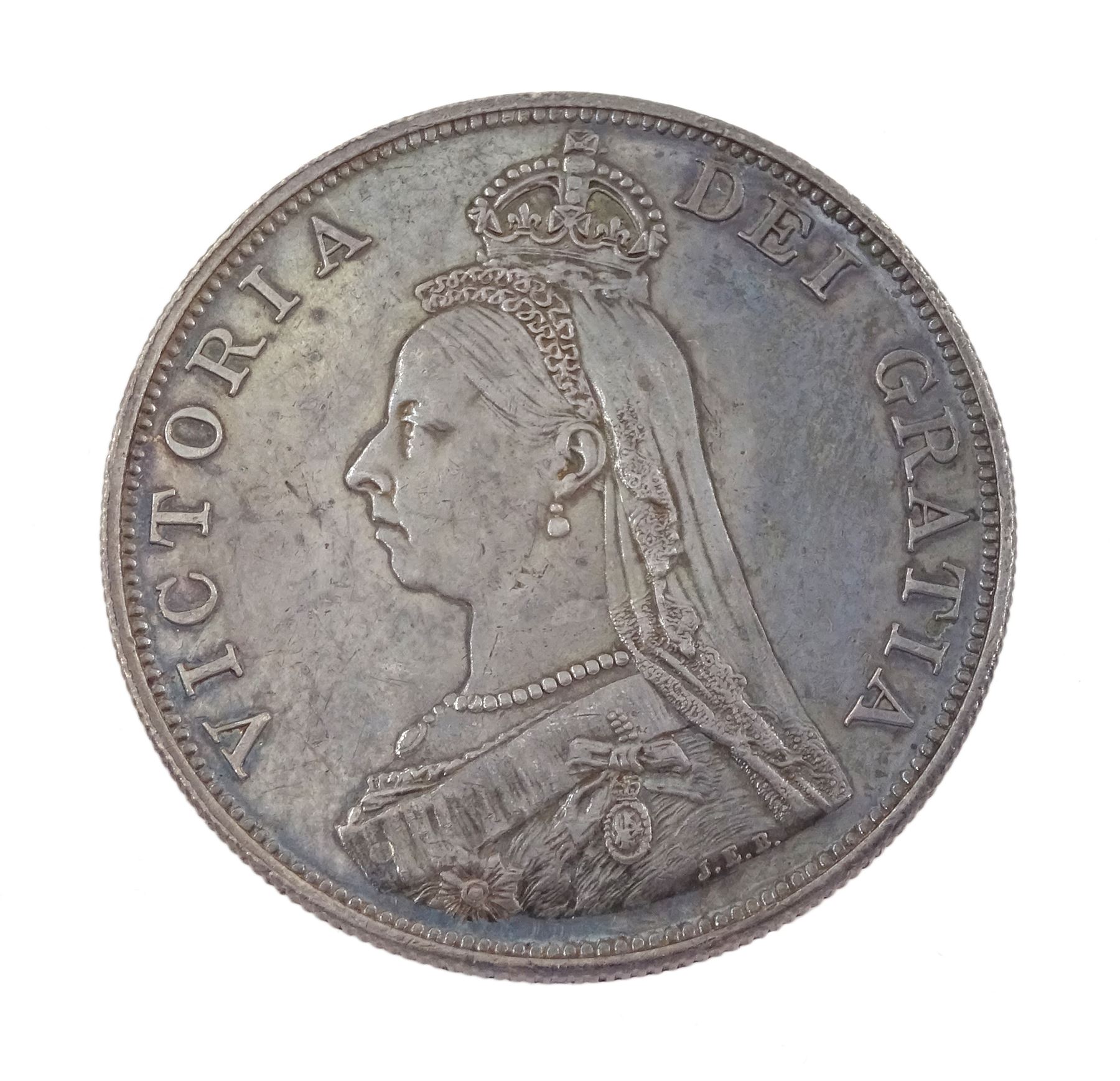 Queen Victoria 1887 specimen coin set - Image 17 of 27