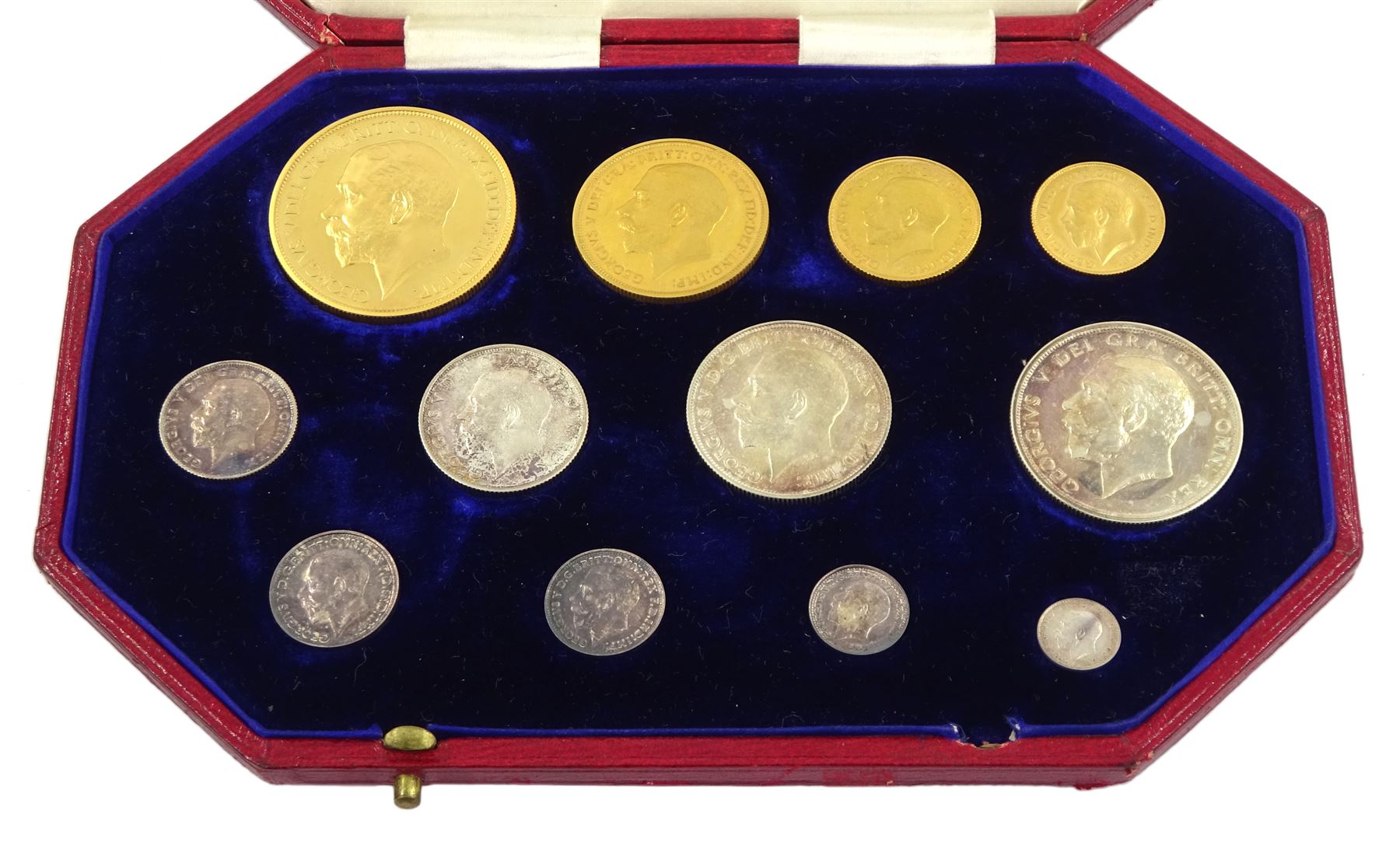 King George V 1911 proof long coin set - Image 2 of 28