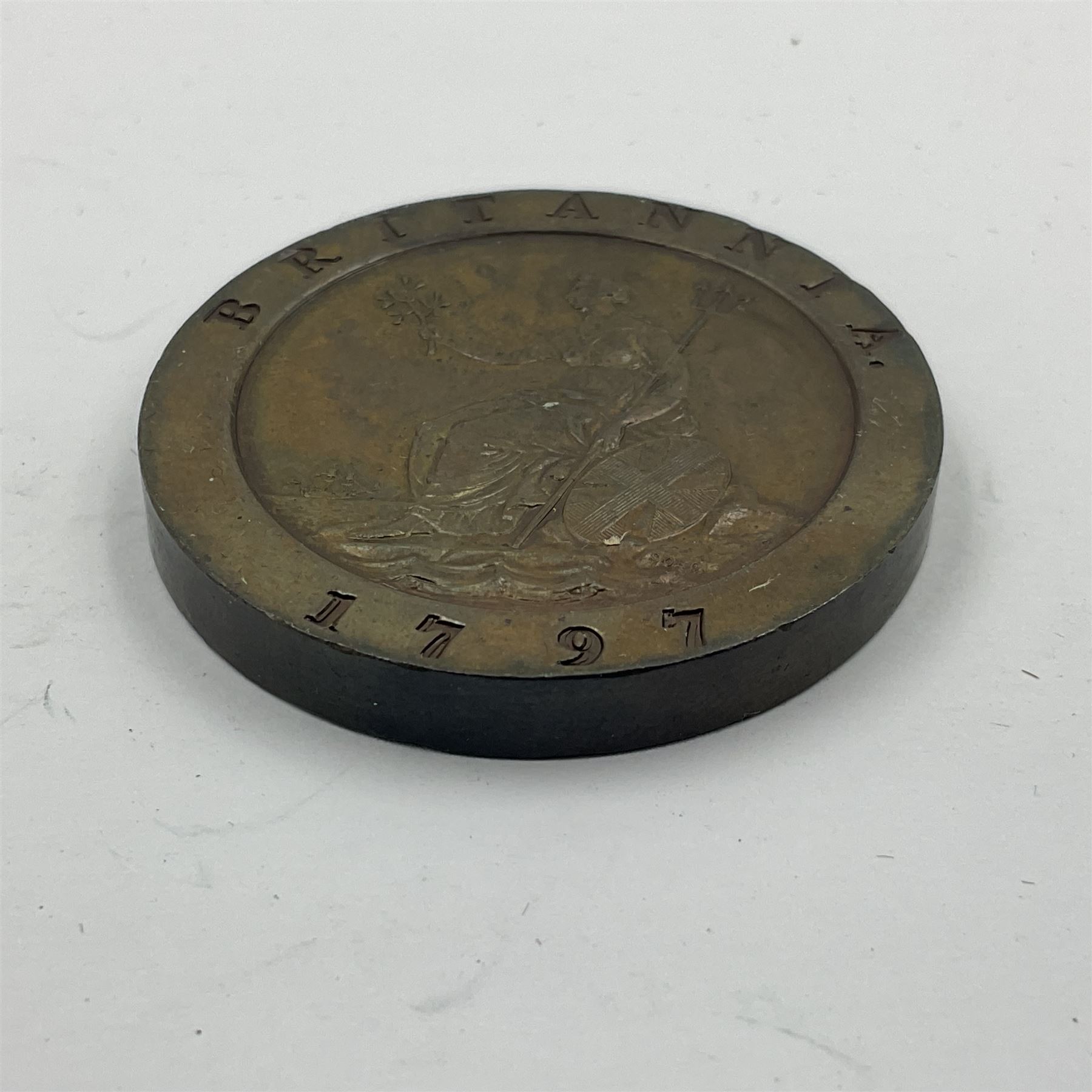 George III 1797 cartwheel twopence coin - Image 3 of 3