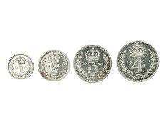 King George VI 1950 maundy coin set