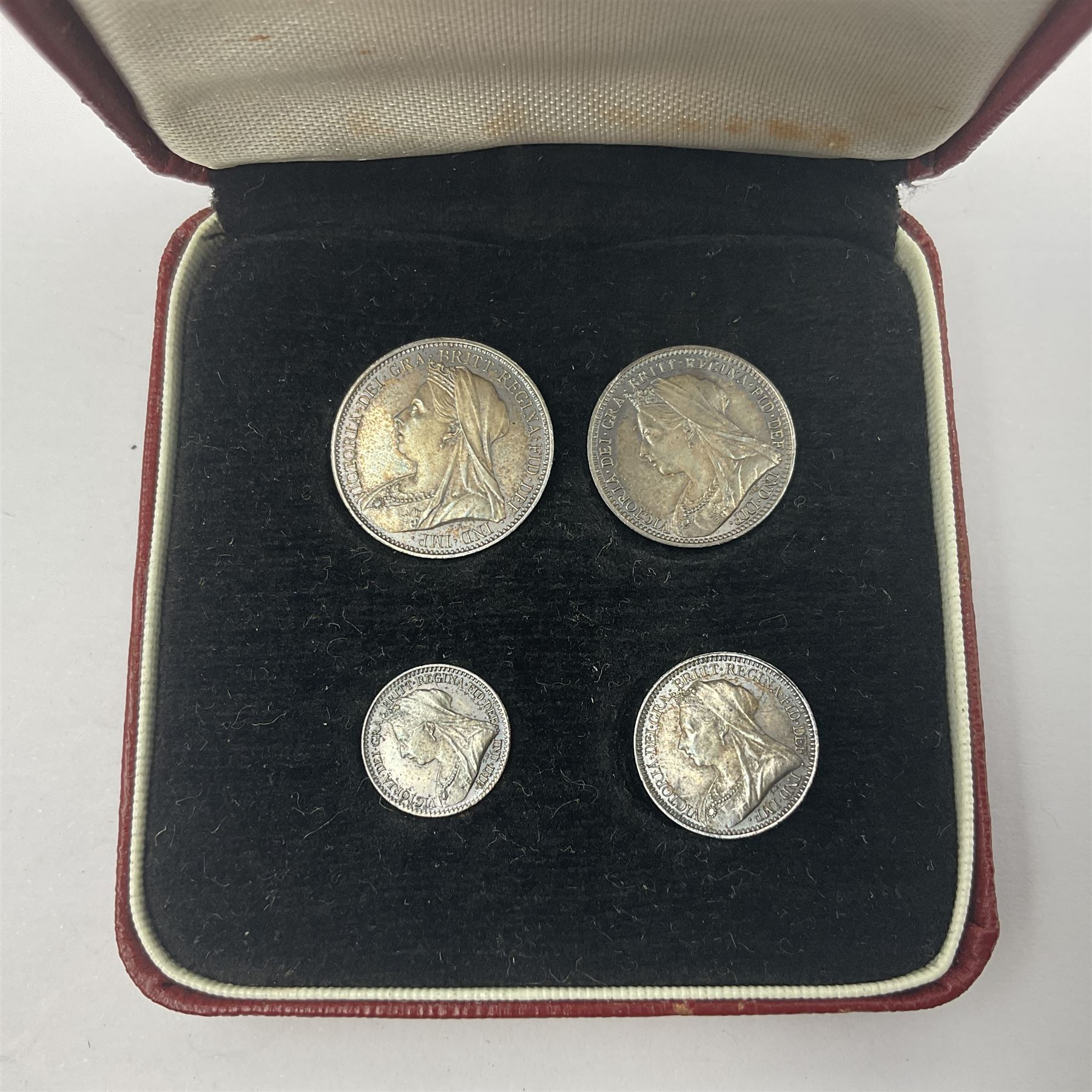 Queen Victoria 1896 maundy coin set - Image 3 of 3