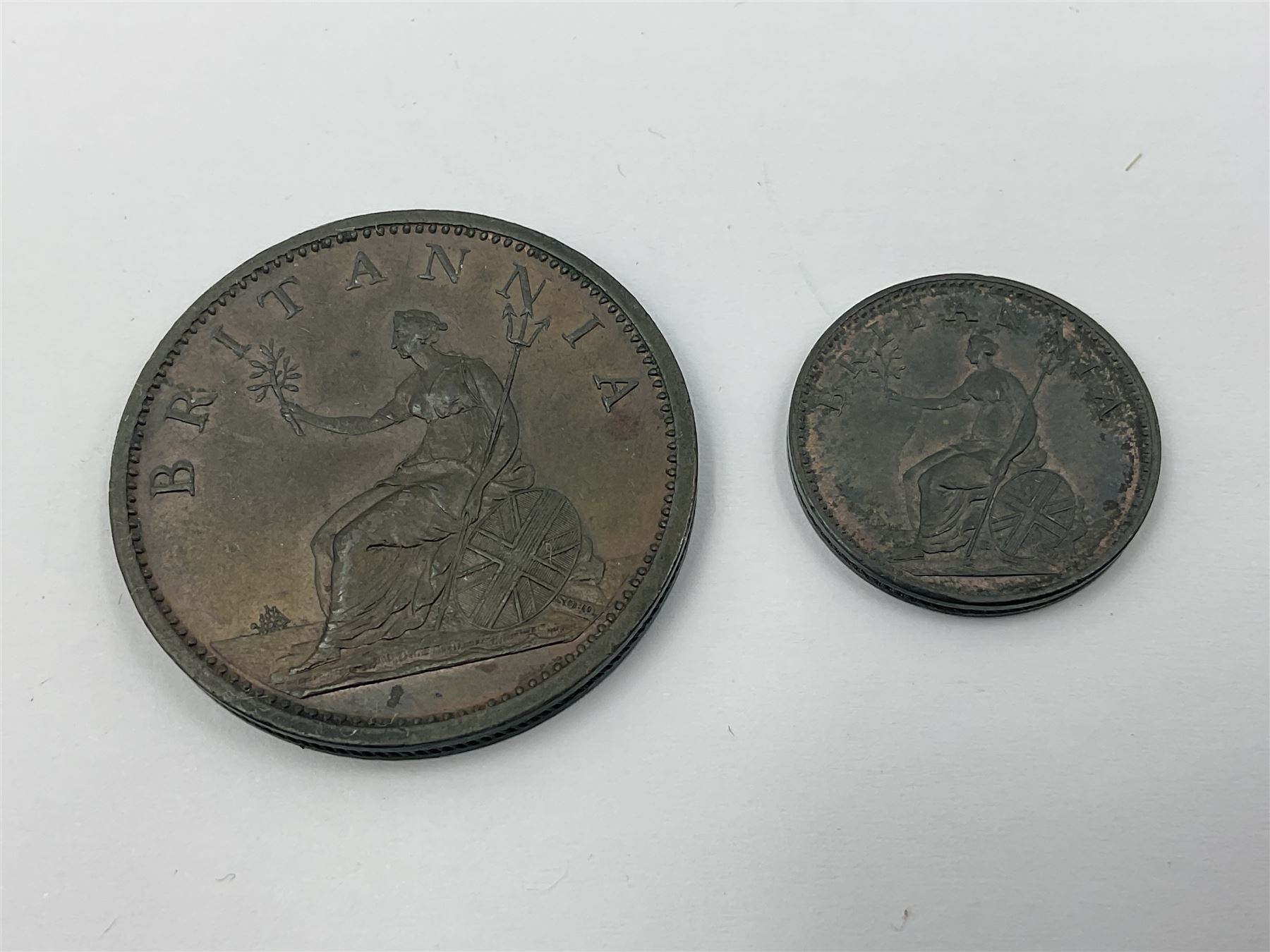 George III 1806 penny and halfpenny coins - Image 4 of 4