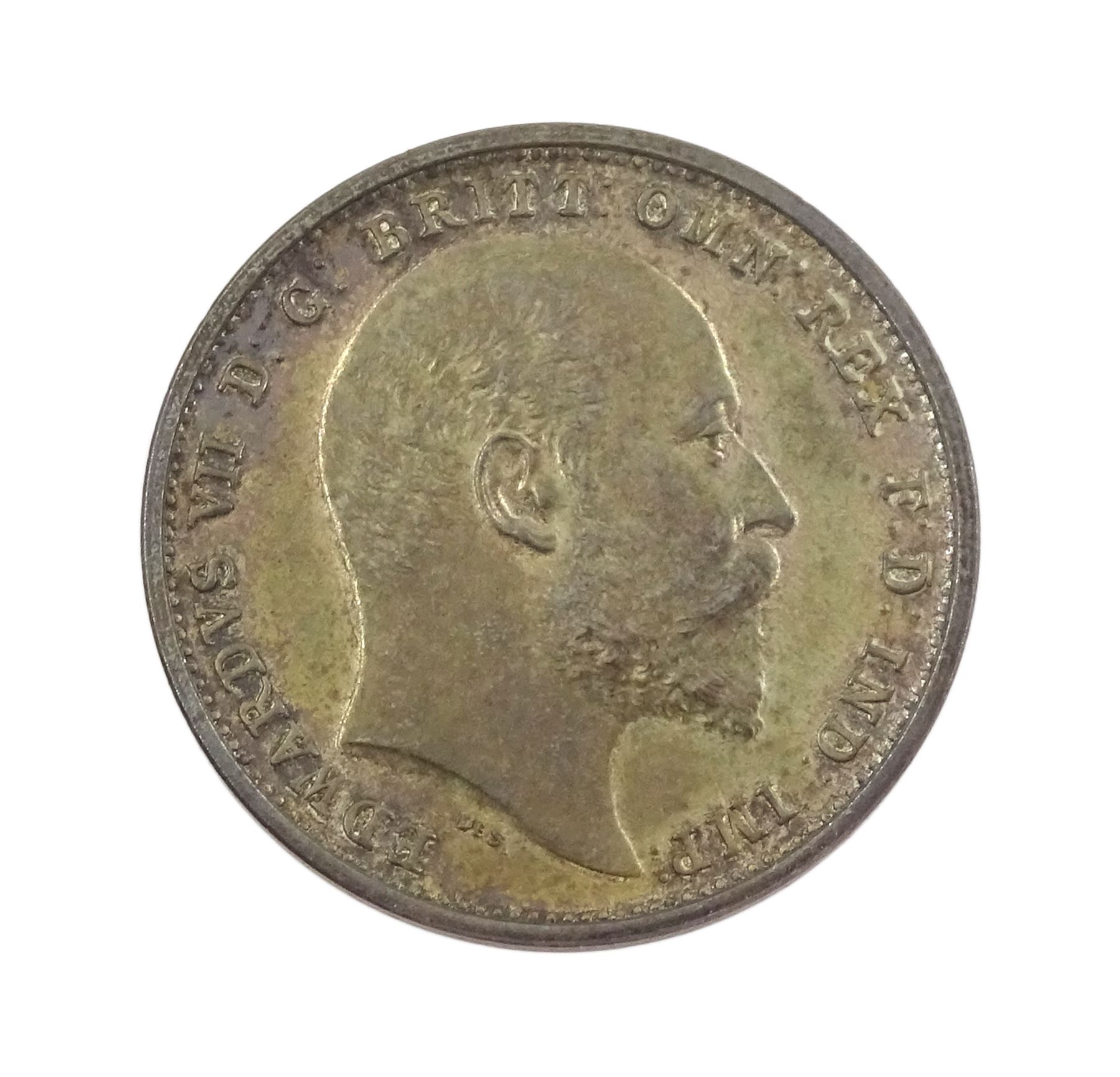 King Edward VII 1902 matt proof short coin set - Image 12 of 26