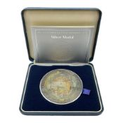 The Royal Mint special limited edition '886 Eleven Hundred Years In Minting 1986' silver medal