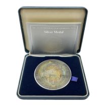 The Royal Mint special limited edition '886 Eleven Hundred Years In Minting 1986' silver medal