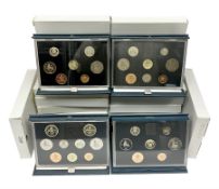 Fourteen The Royal Mint United Kingdom proof coin collections