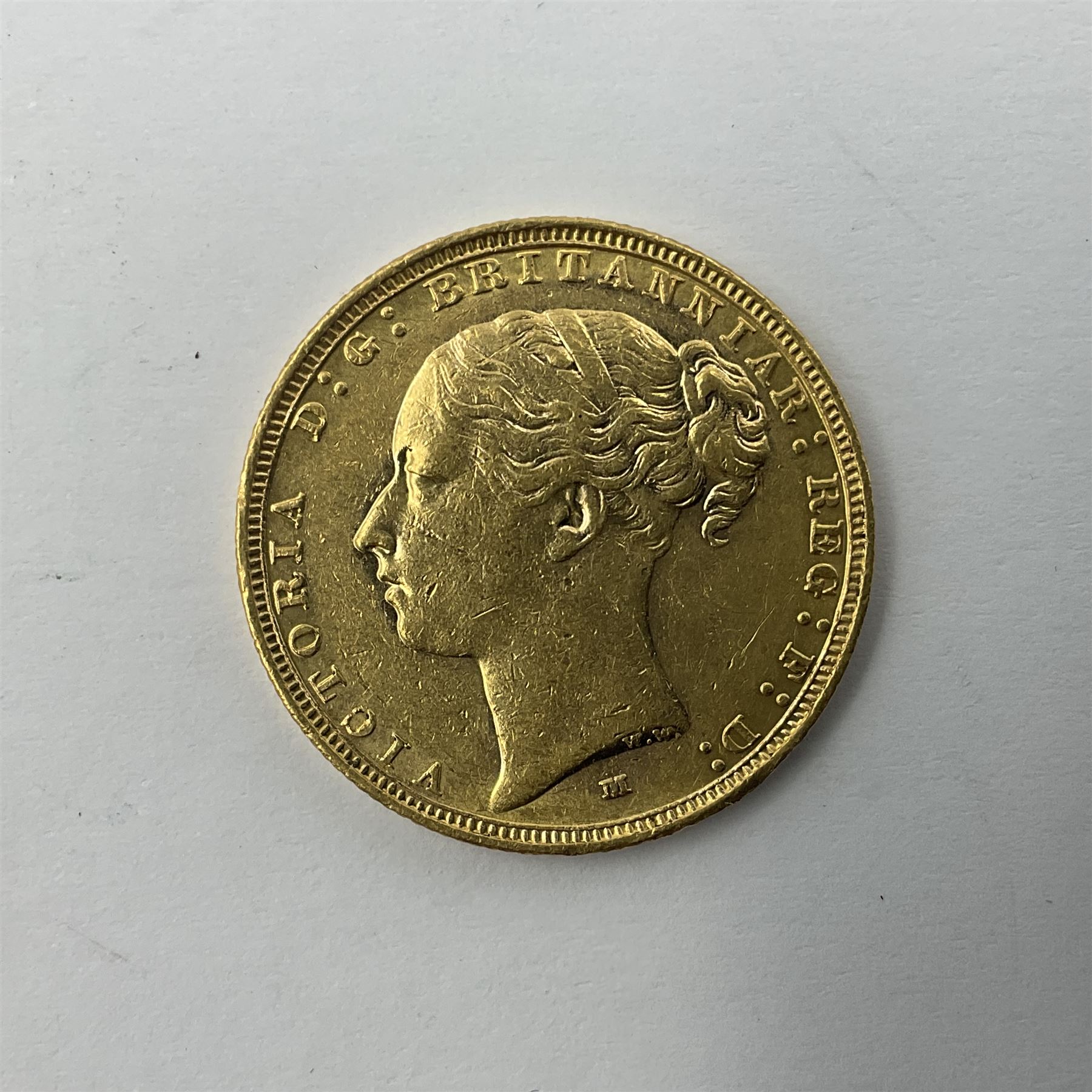 Queen Victoria 1887 gold full sovereign coin - Image 3 of 3