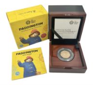 The Royal Mint United Kingdom 2018 'Paddington at the Station' gold proof fifty pence coin