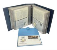 Thirty-one 'International Society of Postmasters Official Commemorative Issues' sterling silver proo