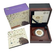 The Royal Mint United Kingdom 2019 'The Gruffalo and Mouse' gold proof fifty pence coin