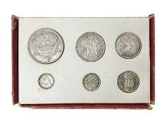 King George V 1927 proof coin set