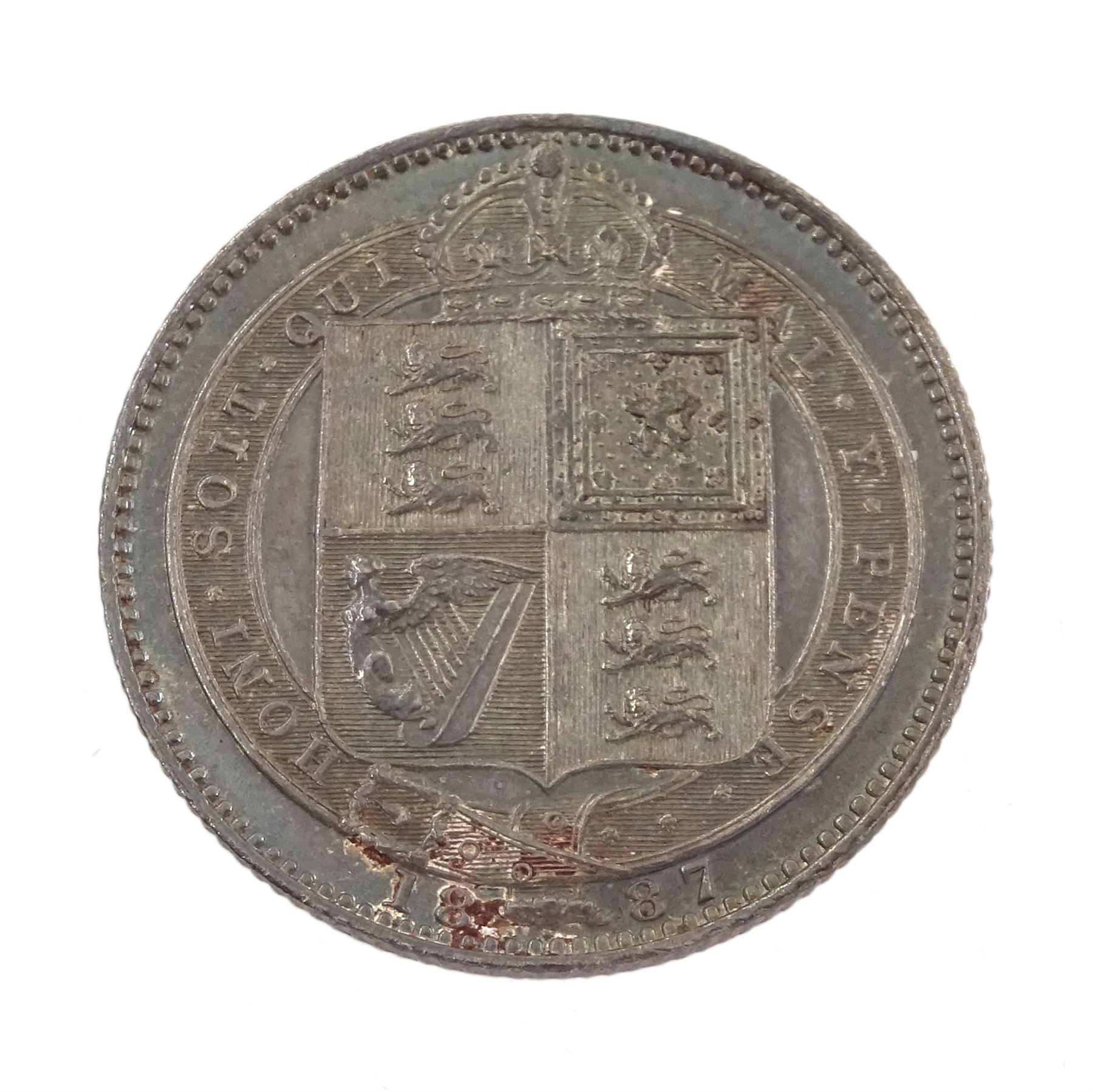 Queen Victoria 1887 specimen coin set - Image 24 of 27