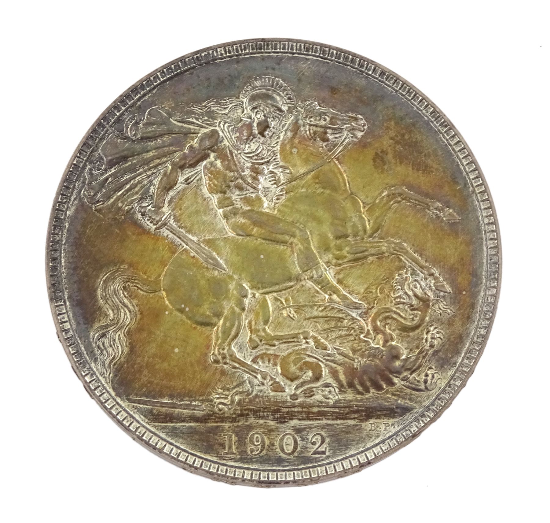 King Edward VII 1902 matt proof short coin set - Image 19 of 26