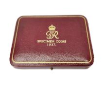 Empty coin case for the King George VI 1937 four coin set