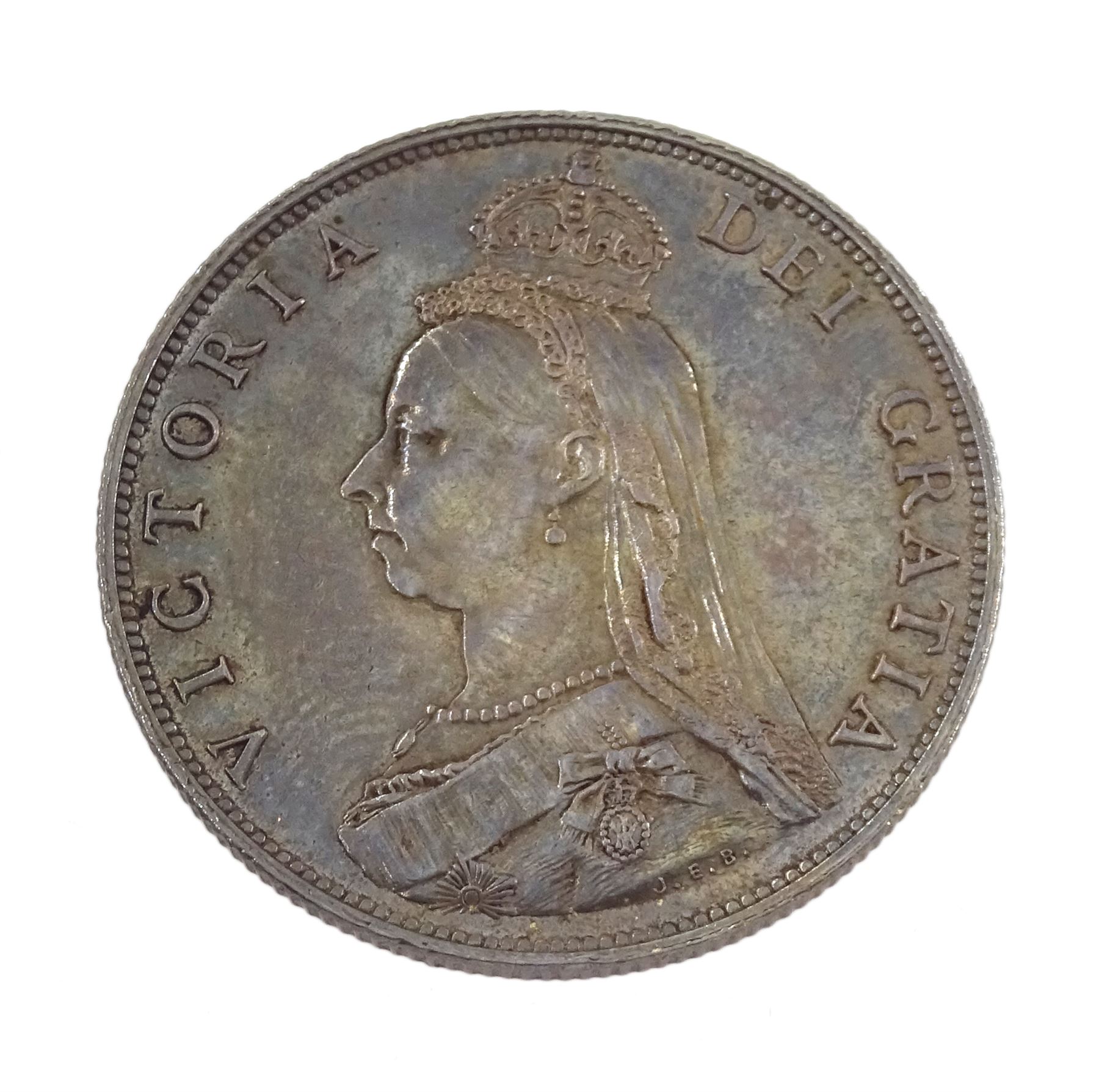 Queen Victoria 1887 specimen coin set - Image 19 of 27