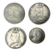 George III 1820 silver crown coin