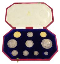 King George V 1911 proof short coin set
