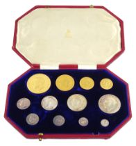 King George V 1911 proof long coin set