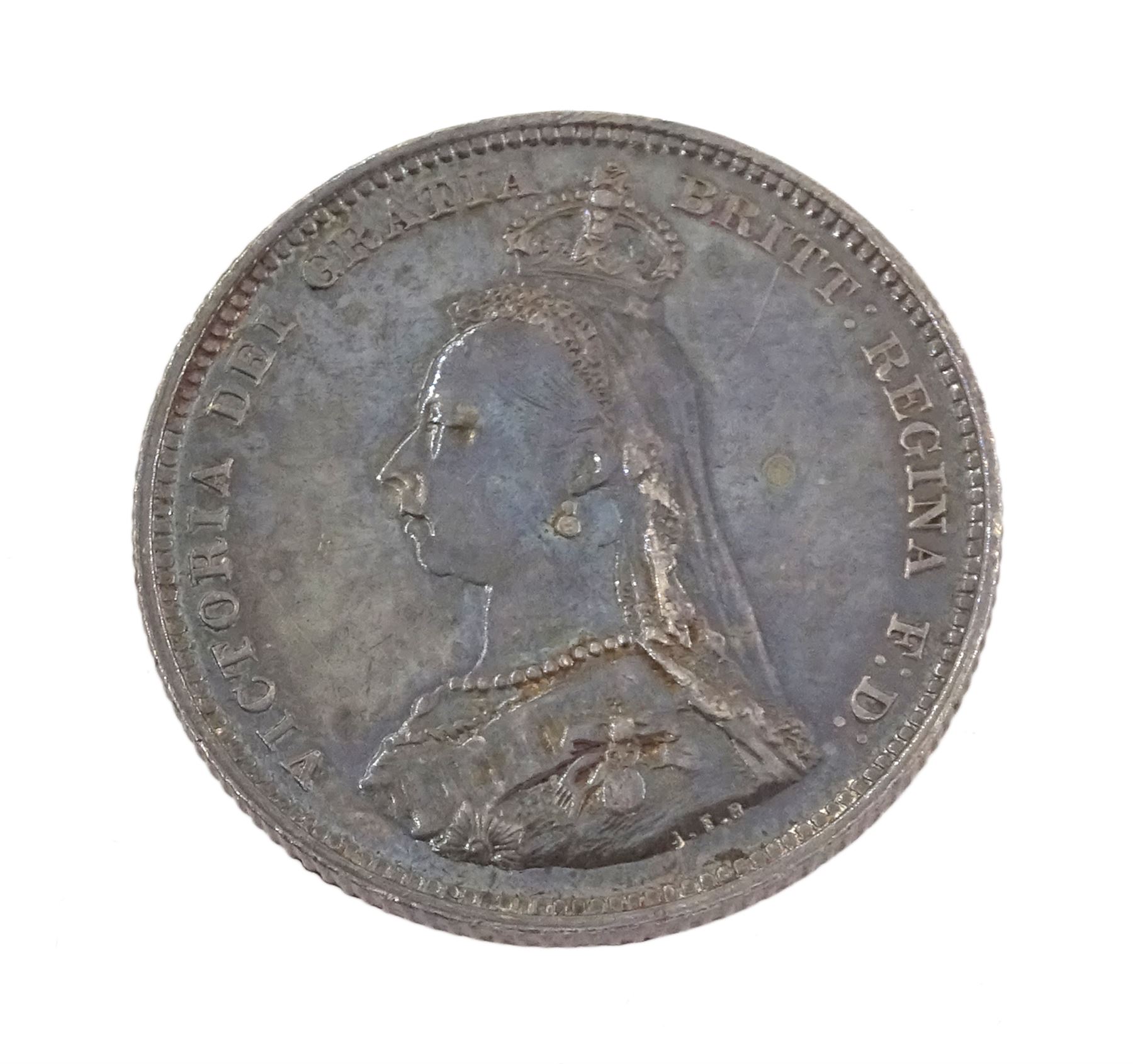 Queen Victoria 1887 specimen coin set - Image 23 of 27