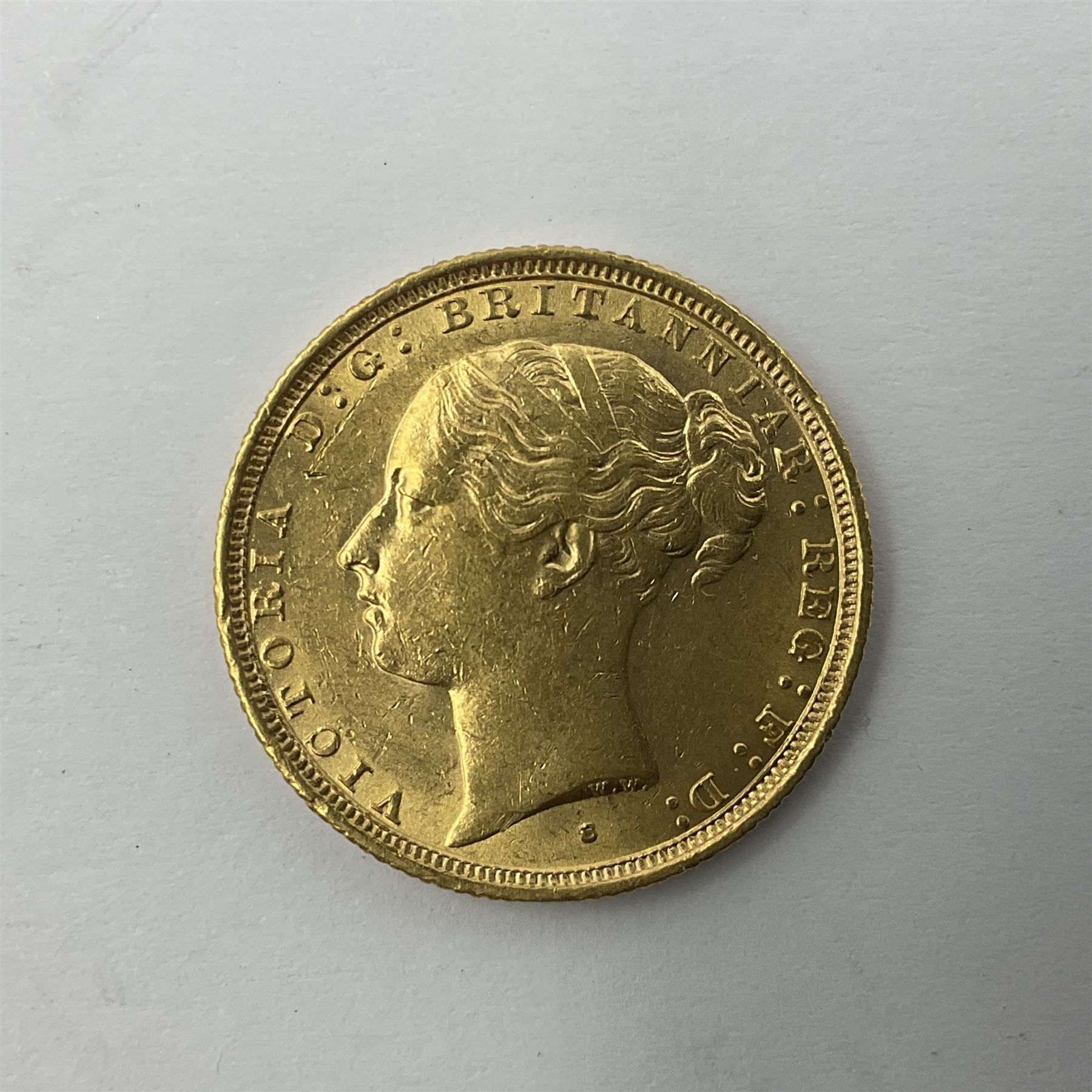 Queen Victoria 1887 gold full sovereign coin - Image 3 of 3