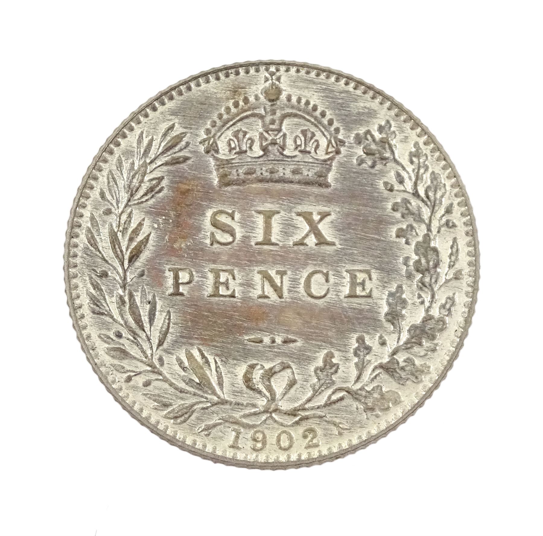King Edward VII 1902 matt proof short coin set - Image 11 of 26