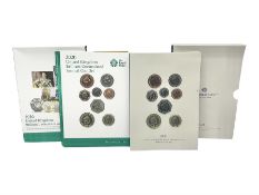The Royal Mint United Kingdom 2020 and 2021 brilliant uncirculated annual coin sets